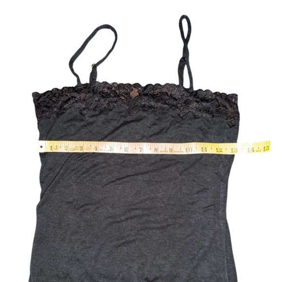 Black Mini Dress With Lace Trim - Picture 8 of 14